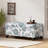 Storage Bench with Floral Patterned Fabric