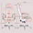 Inbox Zero Creaser Adjustable Reclining Ergonomic Faux Leather Swiveling PC & Racing Game Chair with Footrest in Pink