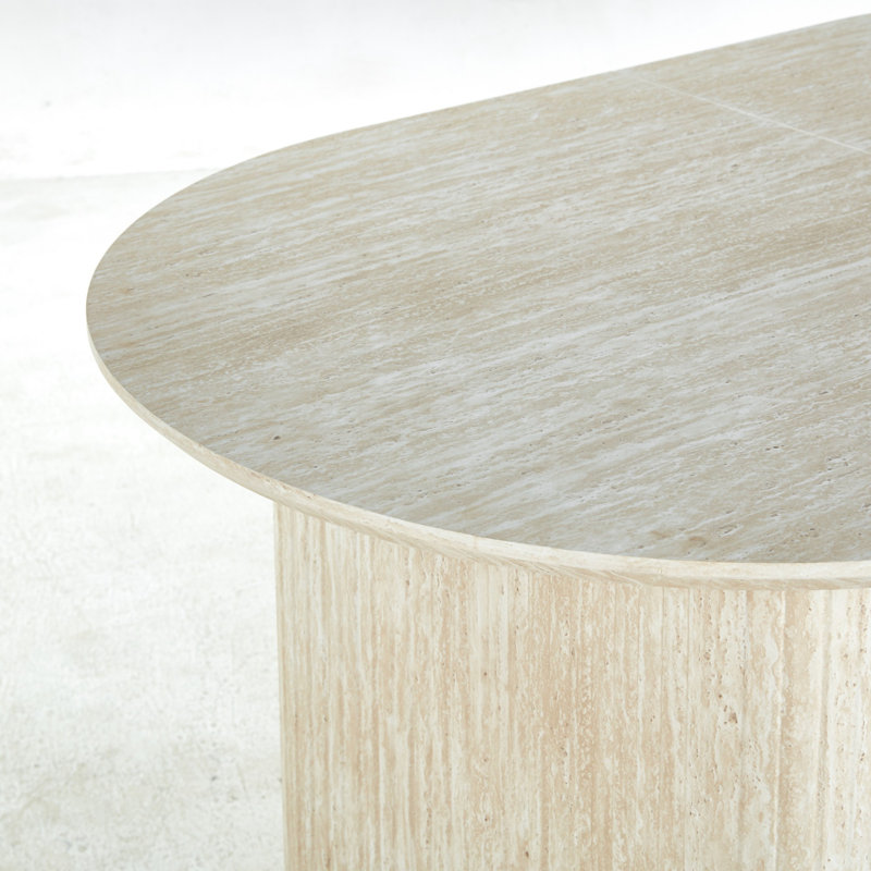Table extensible, table basse d'intérieur pour le salon, Blanc