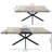 55.11'' -70.86"Retro Rectangular Dining Table-1034336299