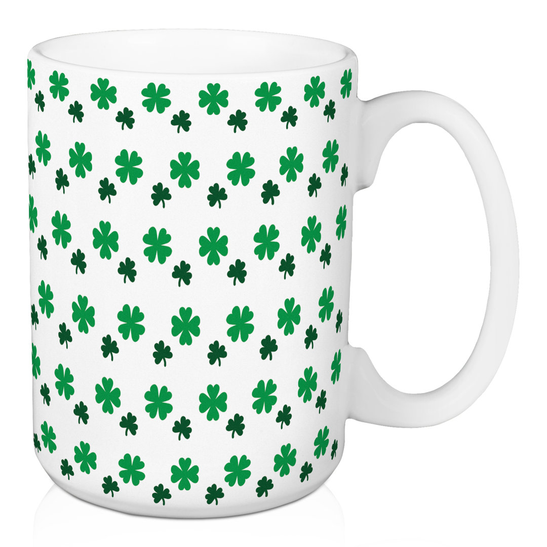 Tumlin Shamrock Pattern Coffee Mug Winston Porter