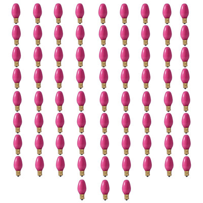 Ampoule de bougie incandescente grise 7 watts