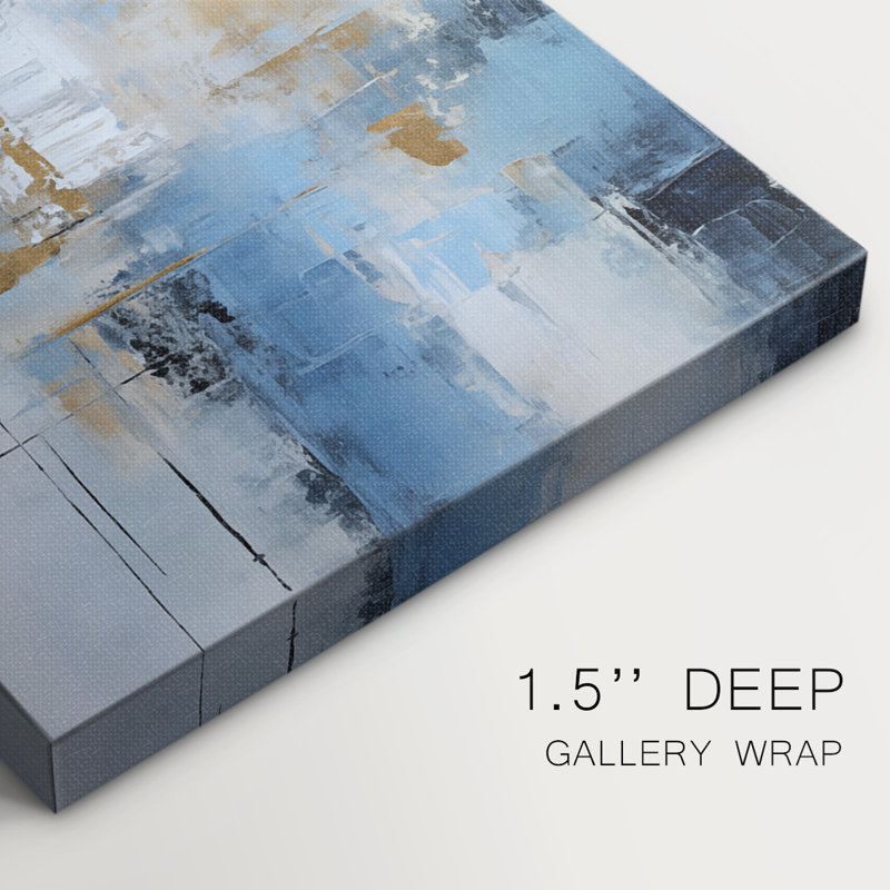 Série ABSTRACT Dxxxi - Toile tendue avec châssis de qualité supérieure - Prêt à être accroché, H 48 po x l 32 po