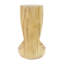 Table d'appoint d'extérieur, table de bout à conception creuse, table de tabouret de jardin de patio, table d'appoint décorative pour terrasse de balcon de plage, béton léger, texture semblable au bois, couleur naturelle-130203251