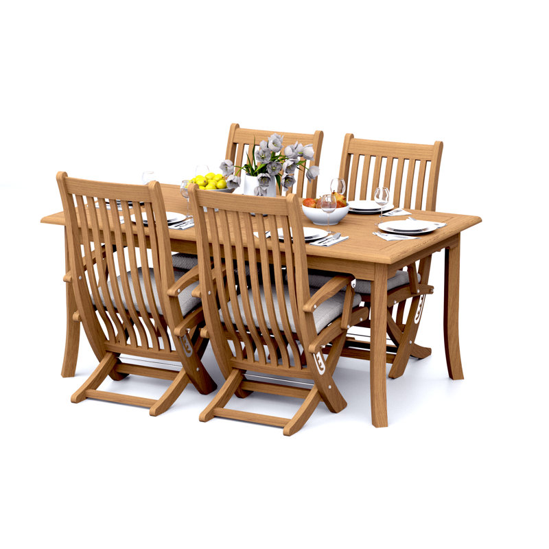 Warwick Outdoor - Piece Teak Dining Set, 4