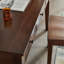 Bureau rectangulaire à 3 tiroirs en bois massif brun noisette-1478859316-1478859275