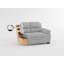 Mobilier de salon en peluche gris
