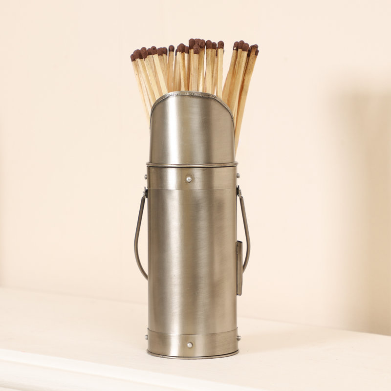 Metal Log Carrier, Silver