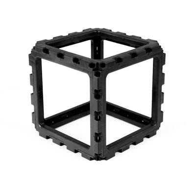 Void Modular Cube – 10-Cube Set | Solid Structural Blocks For Furniture & Décor – Green