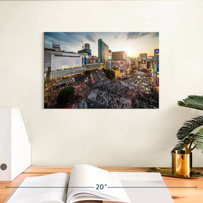 Shibuya District Tokyo, 8" H x 12" W