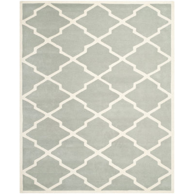 Carolene Hand Tufted Wool Geometric Rug