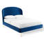 Grand lit plateforme en velours performance Mira-142885251
