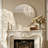 Beveled Frameless Round  Wall Mirror Bathroom Vanity Mirror-2008049257