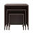 Sanaa Latitude Run® Nesting Tables 3 Pcs Black Poly Rattan Coffee Table Set-929028347