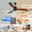 52" Wood Ceiling Fan NO Light