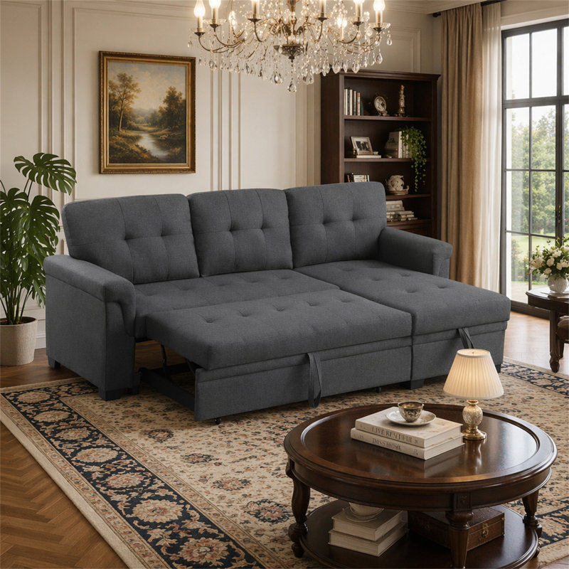 Convertible Storage L - Shaped Sofa