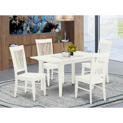 Ensemble de table de salle à manger 3 pièces comprenant une table de cuisine rectangulaire avec rallonge papillon et 2 chaises, noir