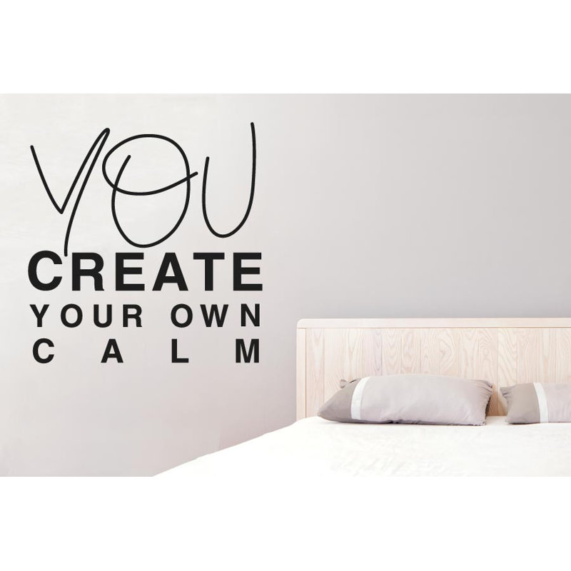 Abstract Wall Decal, Black, Large