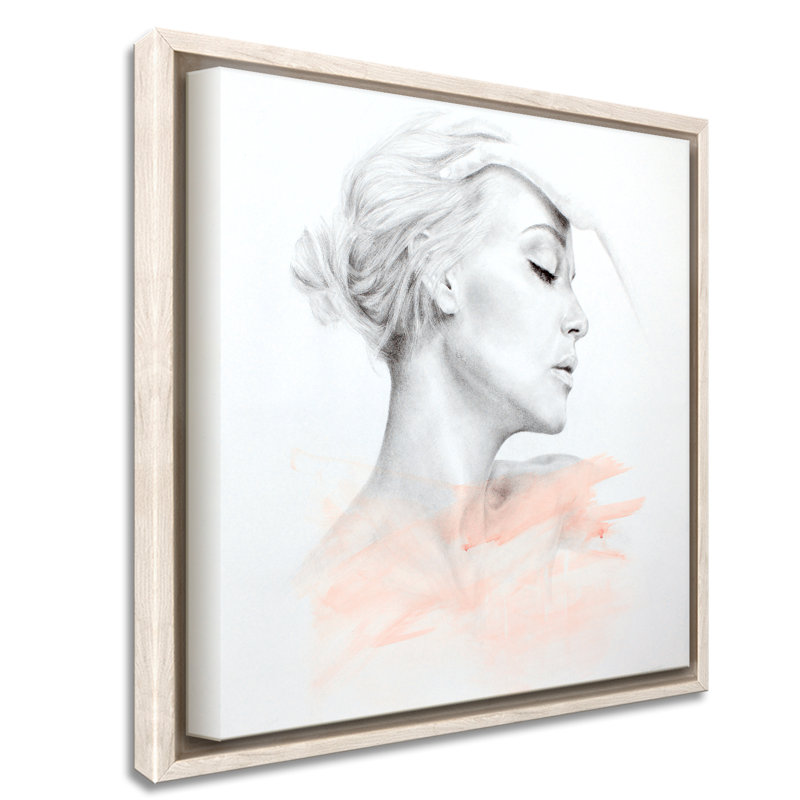 «Classic Elegance surrender IV» par Megan James, reproduction sur toile flottante, H 20 po x l 20 po x P 2,375 po, Beige