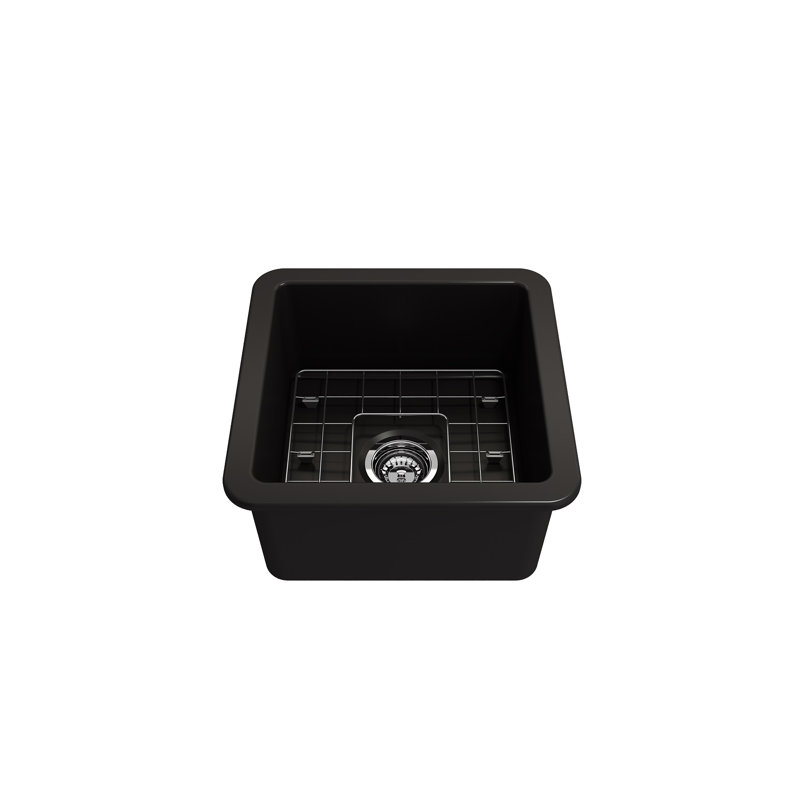 18'' L Kitchen Sink, Matte Black