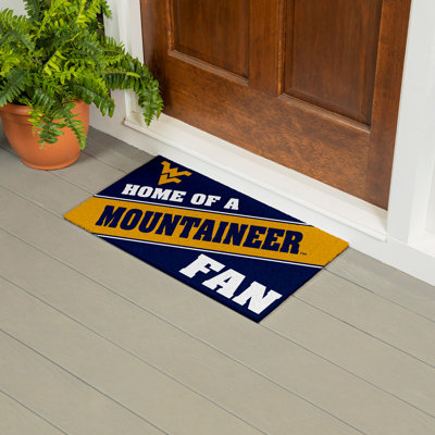 West Virginia University, PVC Mat COLOR, Home of a Fan