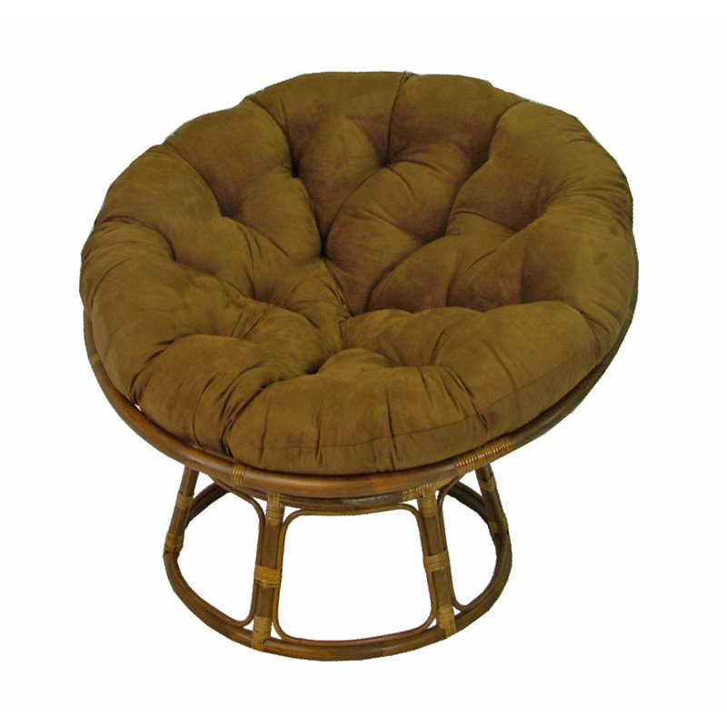 Outdoor 7'' Seat Cushion, 48" W x 48" D, Saddle Brown