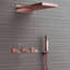 Ensemble de douche à pluie murale Reno