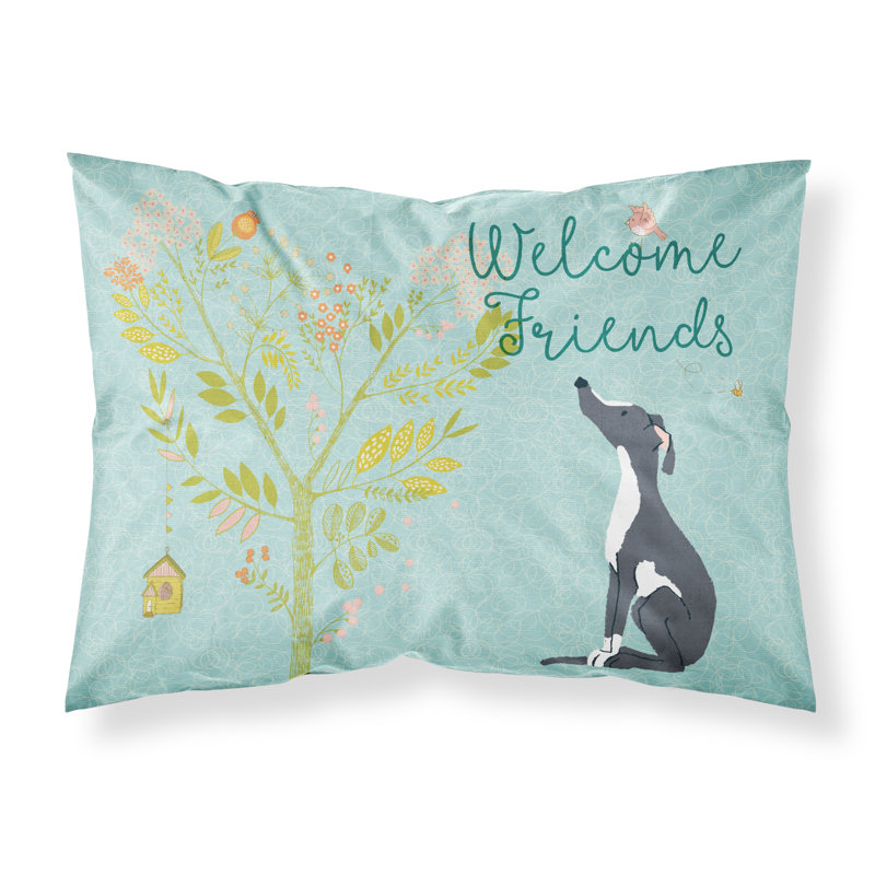 Microfiber, Black White Greyhound
