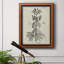 Toile encadrée de qualité supérieure antique noir et blanc botanique III - prête à être accrochée-127777233