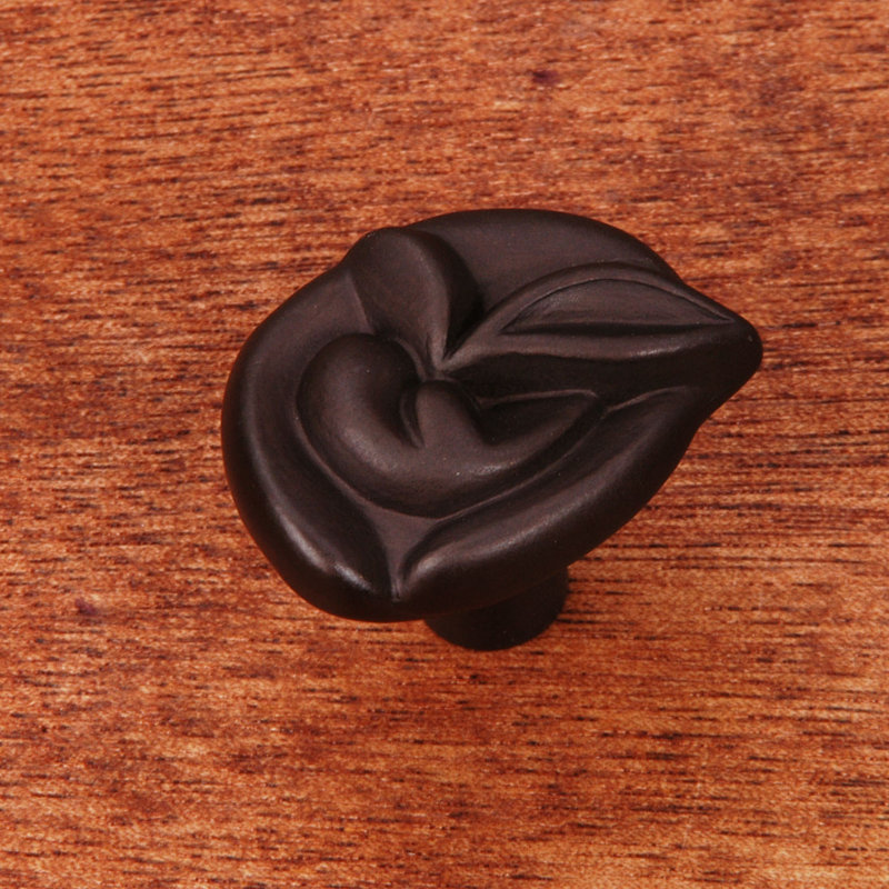 Poignée à feuilles de fruits CK Series, Bronze huilé