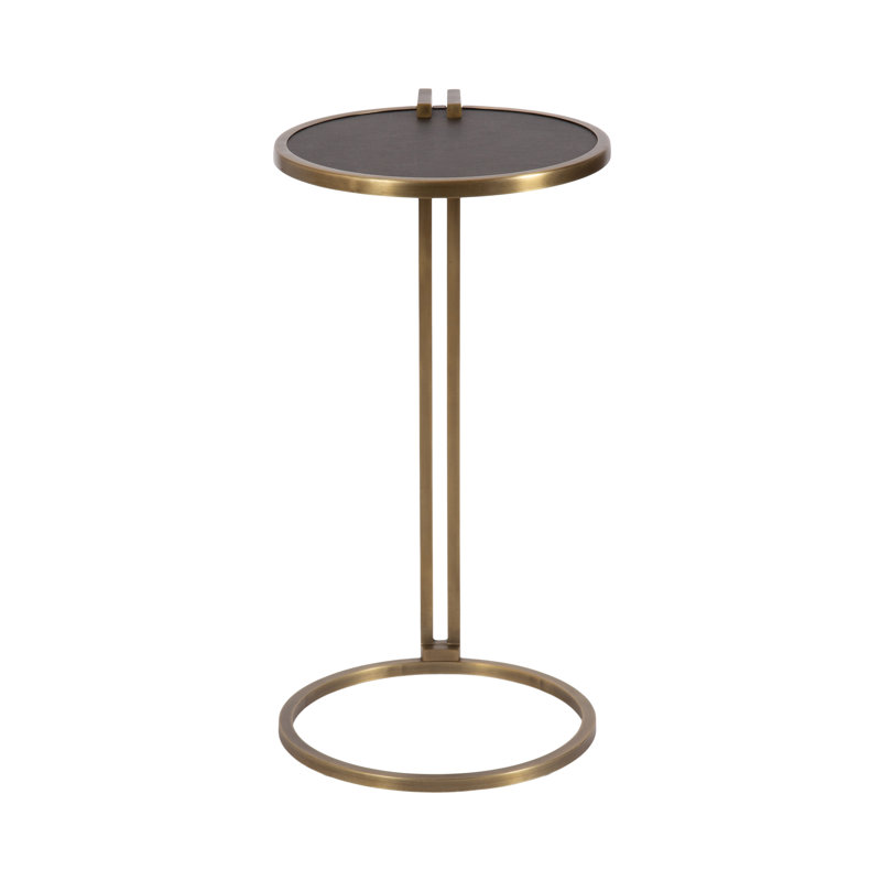 Table d'appoint en cuir Vegan de Monsanto