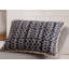 Coussin lombaire bleu marine / blanc - Coussin décoratif pour canapé, chaise de bureau, lit, confort doux