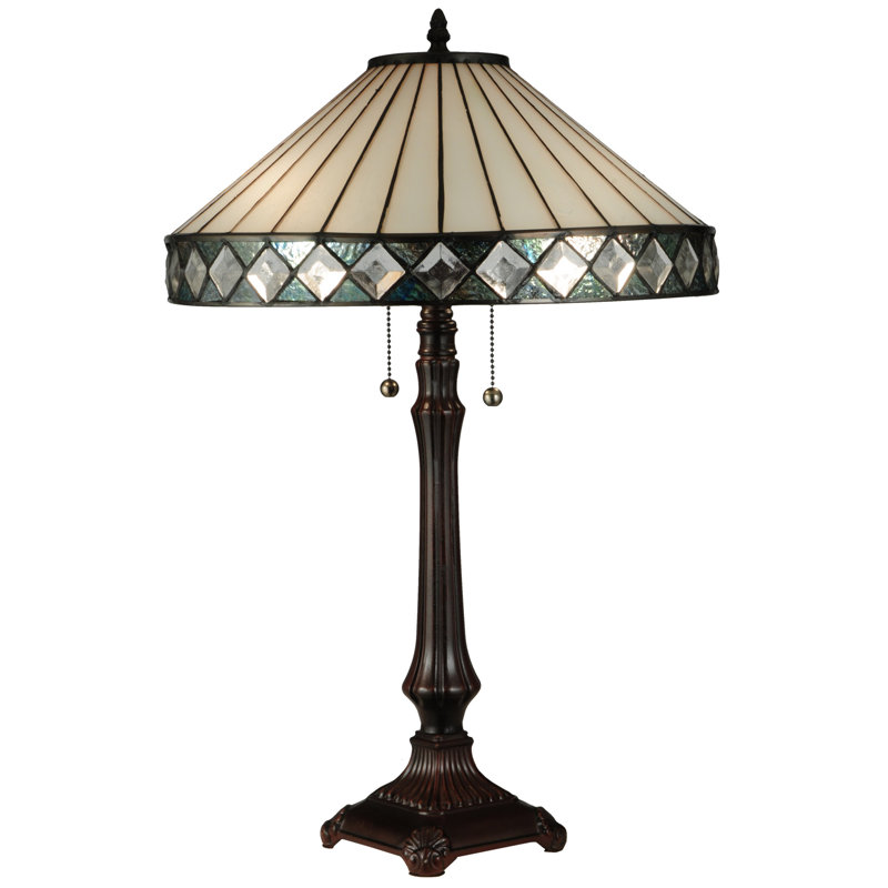 25"H Diamondring Table Lamp