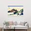 Inume Pass In The Kai Province, C.1830 Abstract Contemporary Horse Landscape Mountain Wall Art Print 1 Piece Wrapped Canvas Wall Art-1015154641