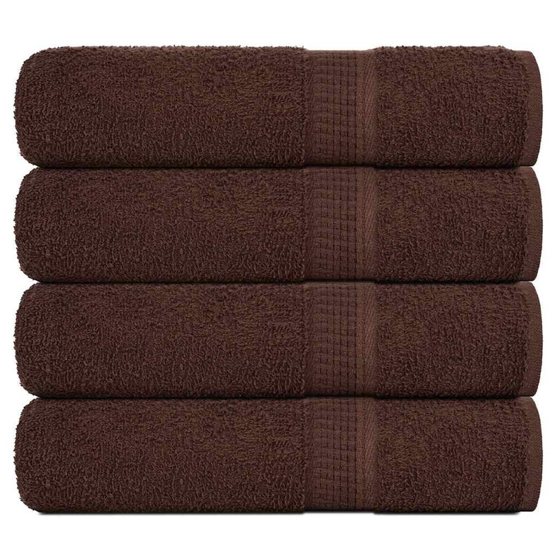 Besek 100% Cotton Bath Towels, Brown, 100 x 150 cm, 4