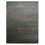 Tapis oriental gris anthracite, moderne, noué à la main 10 pi 2 po x 13 pi 10 po, laine et soie, velours doux ton sur ton, oriental