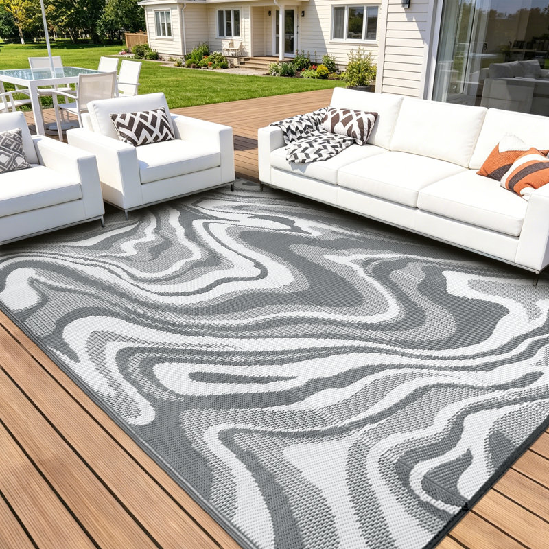 Abstract Braided Area Rug, 6*9ft/183*274cm