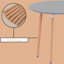 Deshawn Beech Round Solid Wood Base Dining Table-1630984592