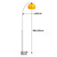 Amersham 130cm Arched Floor Lamp with Marble Base-1168860040-1311688393