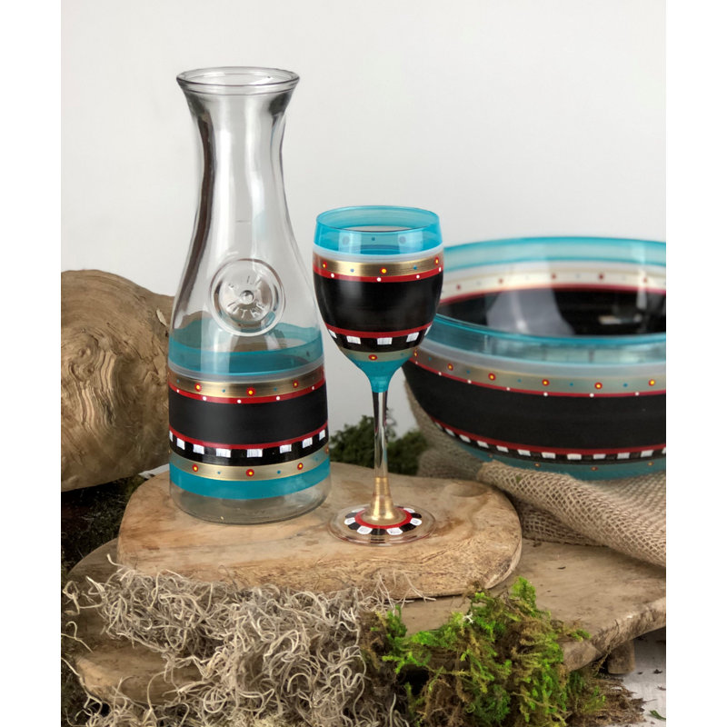 Carafe à mosaïque craie Schutzer