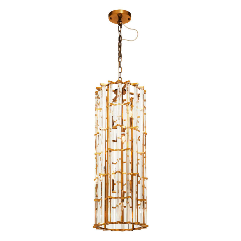 Angecourt 8 - Light Brass Pendant