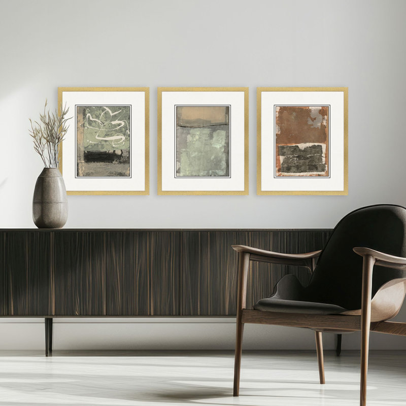 Textural Echo II Framed Art
