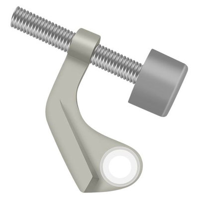 Butoir à charnière Deltana HPS88U15, monté sur charnière pour charnières en acier nickel brossé