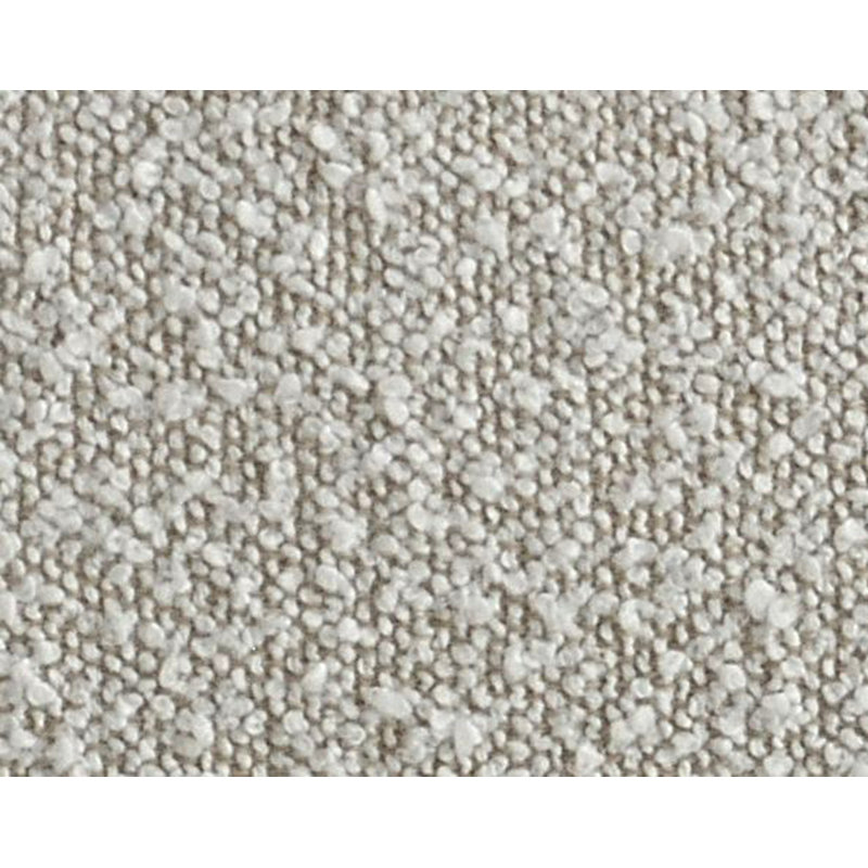 Sofa with 6 Pillows Beige Boucle