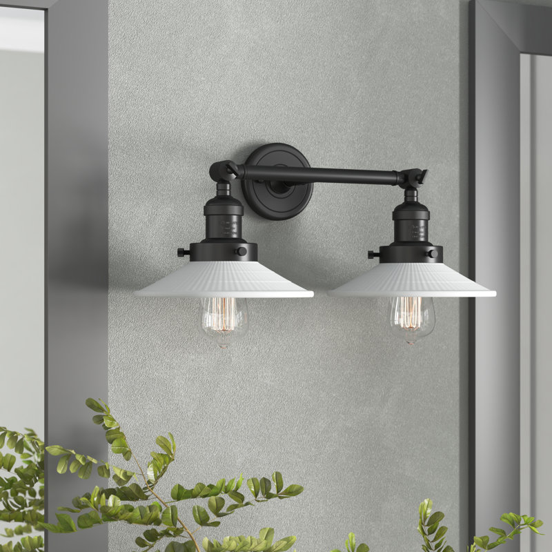 Chesterville Glass Semi Flush Mount, Black Antique Brass, Matte White, No Bulb Included