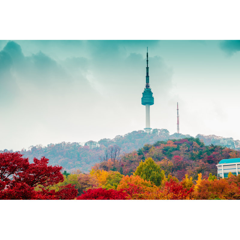 Autumn Maple In Korea by Sanga Park - Wrapped Canvas Print, 30cm H x 46cm W x 3.8cm D