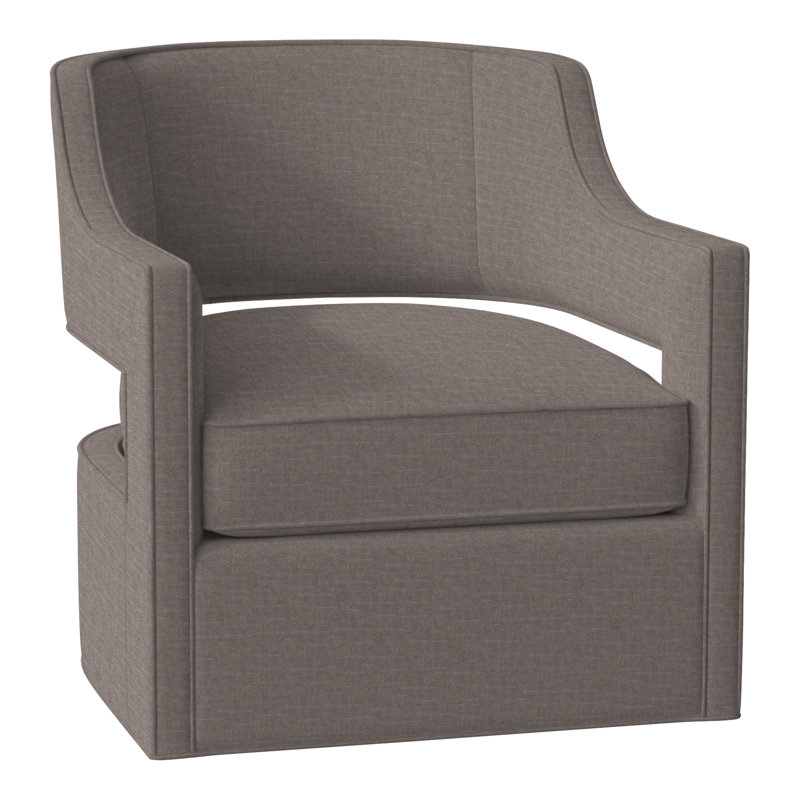 Phoebe 29.5" W Swivel Armchair, Perigold Montage Cinder