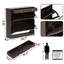 Range-chaussures à miroir avec 2 tiroirs et rangement pour la chambre à coucher
