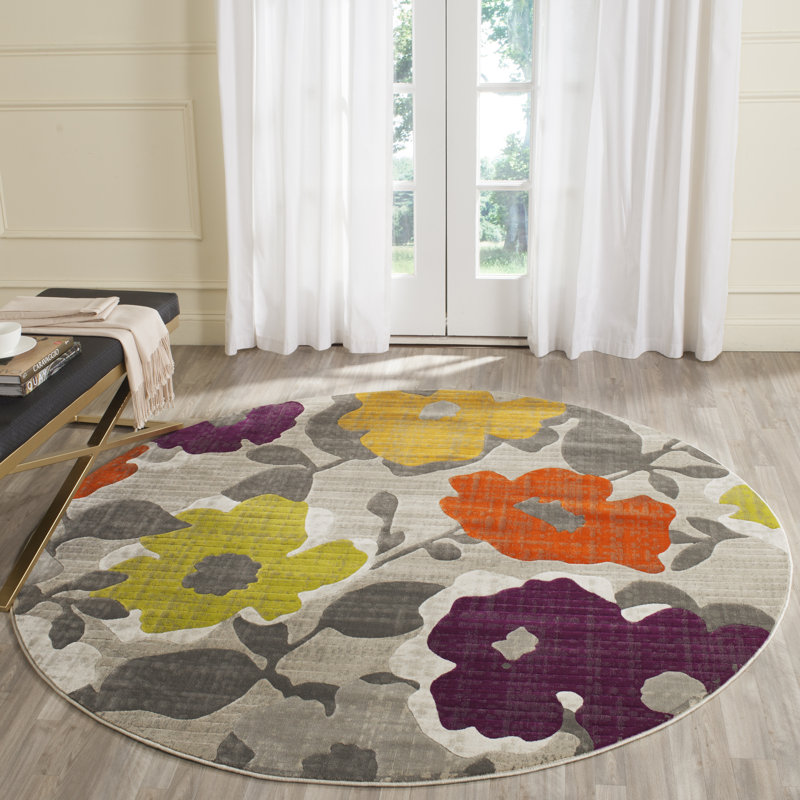 Tapis à motif floral Porcello, Runner 2'4 "x 9'