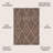Mudd Tribal Diamond Trellis Brown/Beige Indoor/Outdoor Rug-1354130862